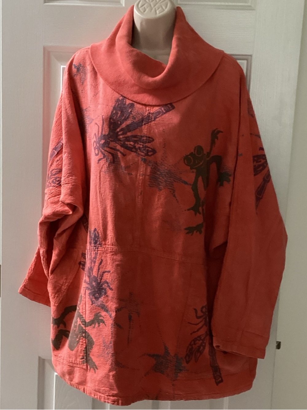 California Drawstrings vintage tunic Cozy Whimsical Cottagecore Granola girl L